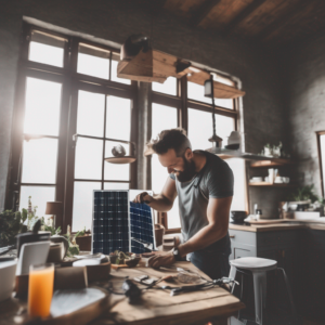 Wartung und Reinigung Solar Montage